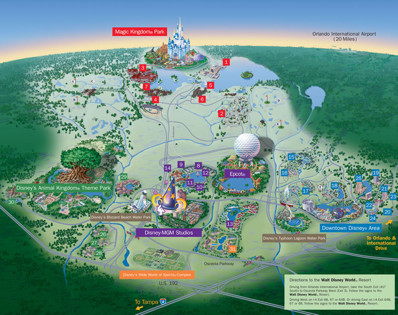 walt disney world florida map. walt disney world florida map.