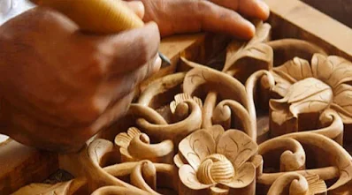 Wood carving art