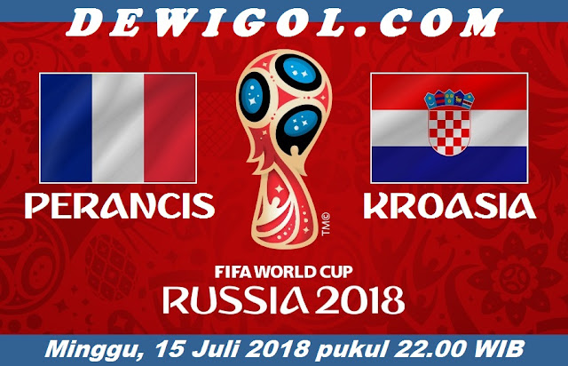 Prediksi Prancis vs Kroasia 15 Juli 2018 | WA : +855963609673