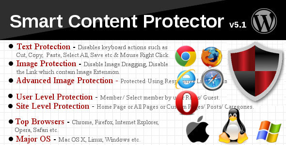 Free download Smart Content Protector – Pro WP Copy Protection V7.5