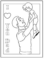 fathers day coloring printables