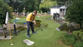 In action on the Ryder Legends course at The Belfry