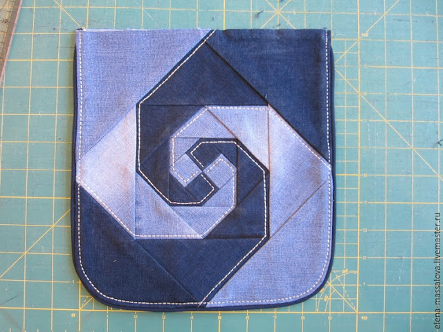 Bag of Old Jeans. Photo Sewing Tutorial.