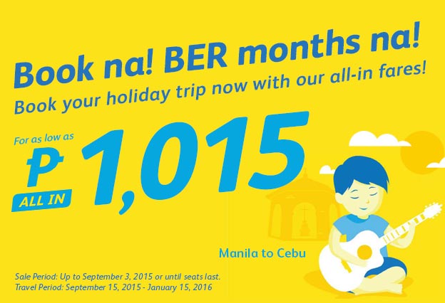 Manila to Cebu Cebu Pacicif Promo Ticket