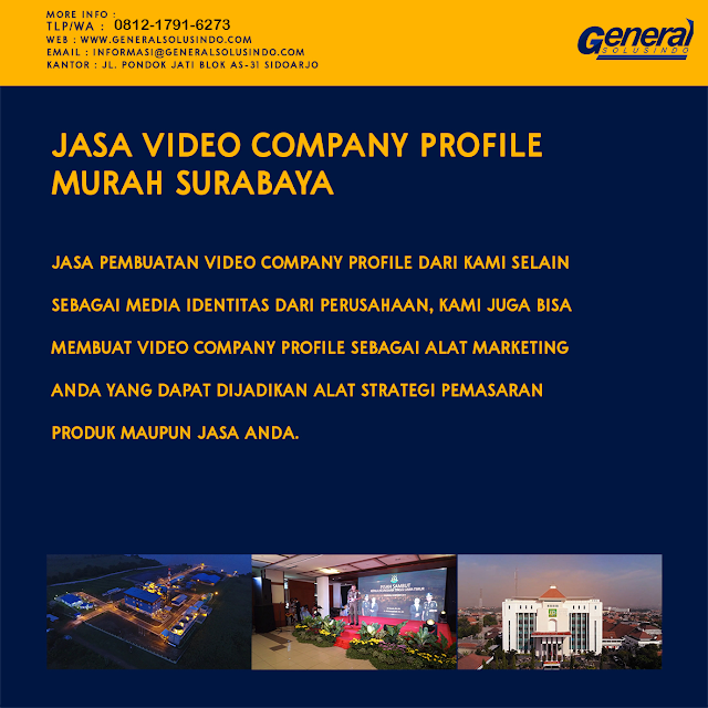 Jasa Video Company Profile Surabaya Resmi dan Murah