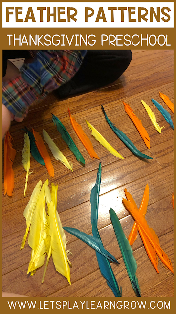 Feather Patterns Thanksgiving Math