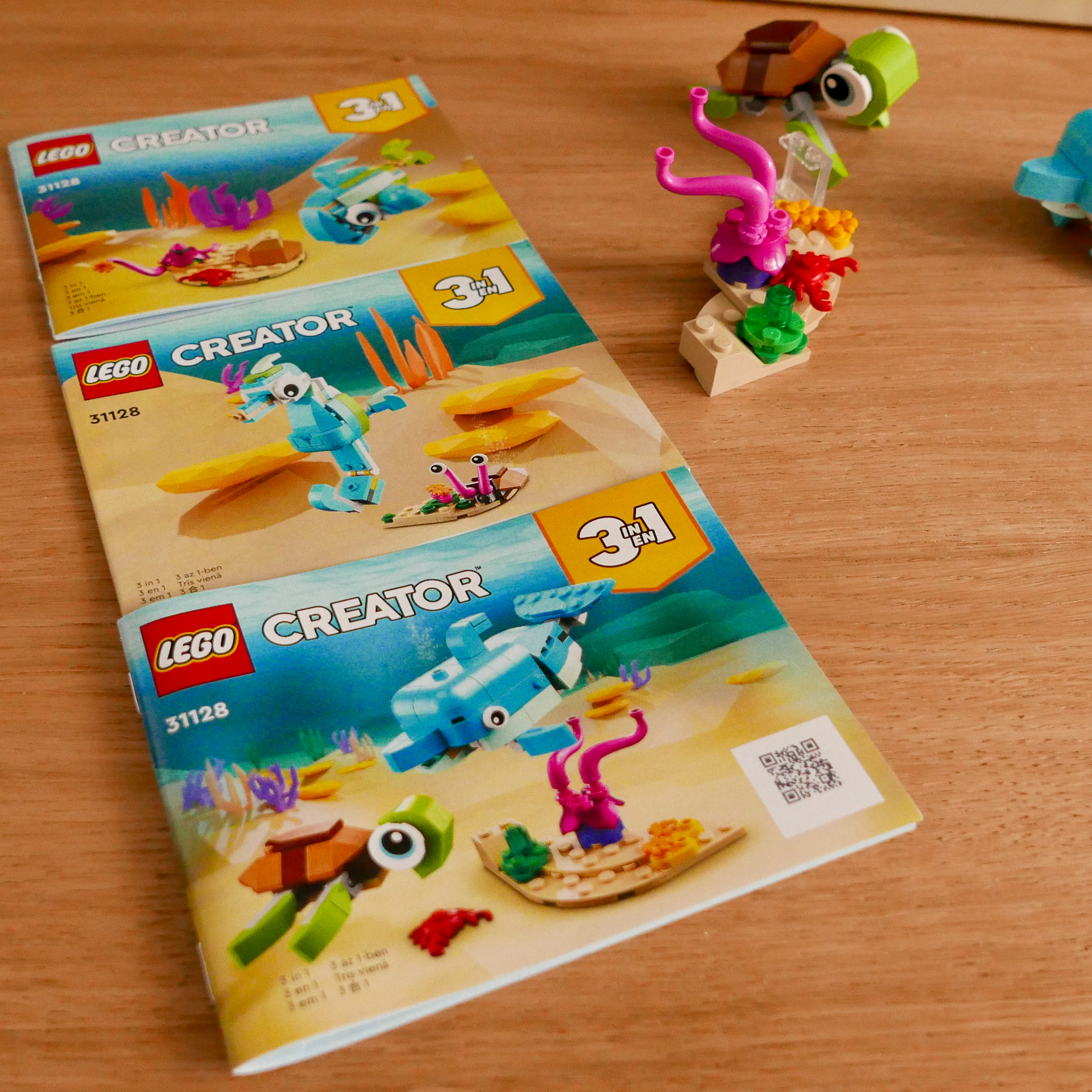 Lego Creator Delfin i Żółw 31128 instrukcja