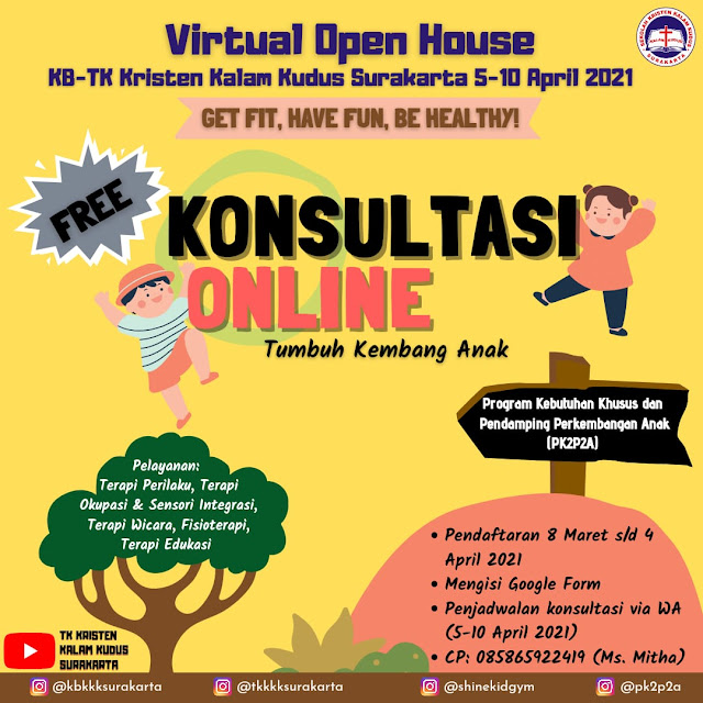 Konsultasi Online Tumbuh  Kembang  Anak  di Open House TB TK 