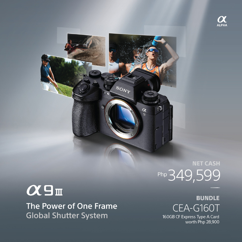 Sony Alpha 9 III launched in PH: World's 1st full-frame with Global Shutter System, priced at PHP 349,599