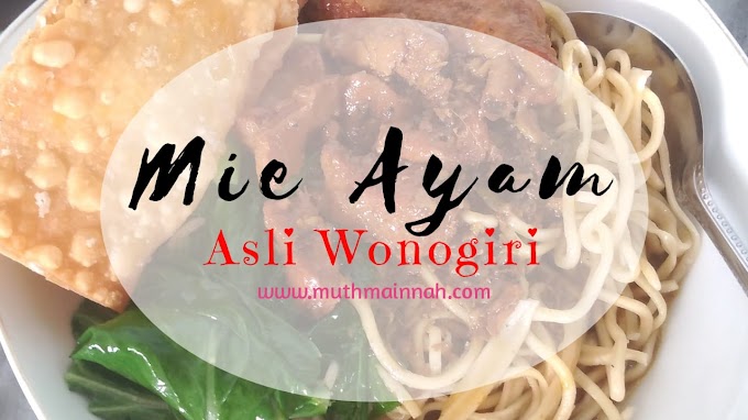 Resep Mie Ayam Wonogiri