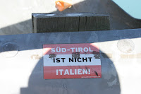 Tirol political sticker im kiwi land