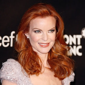 marcia cross with big red curls