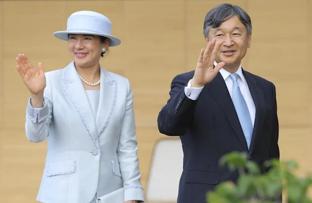 Emperor Naruhito and Empress Masako attended the 73rd National Tree Planting Festival in Rikuzentakata