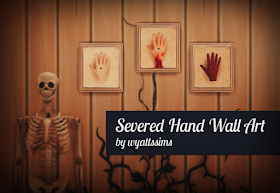 SEVERED HAND WALL ART