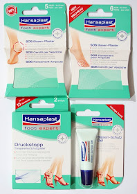Hansaplast Foot Expert SOS Blasen-Pflaster und andere Produkte gegen Blasen an den Füßen