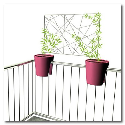 roof garden plant pots and screen Rephorm