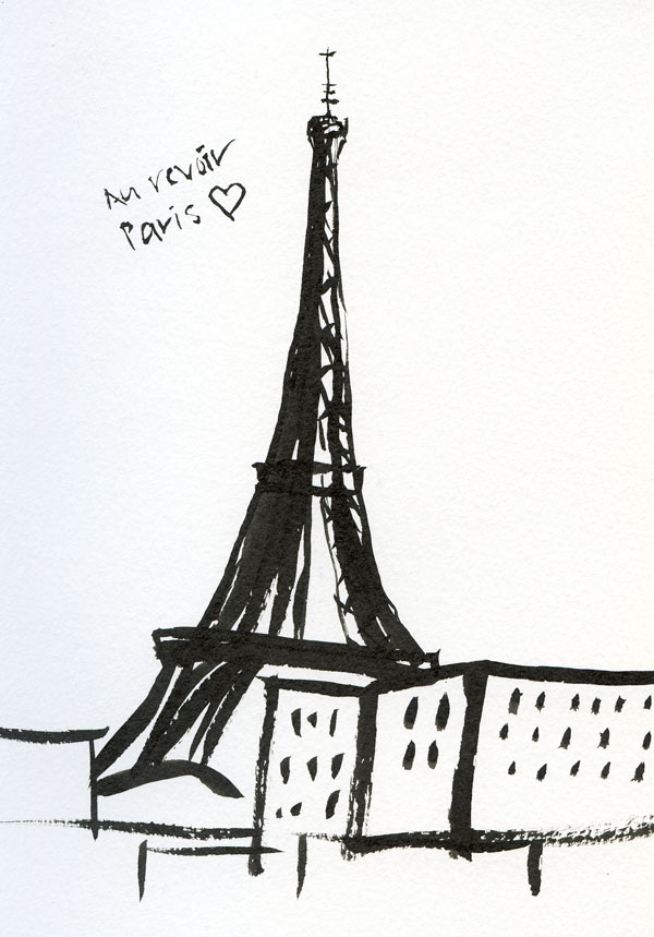 3dRose db_110223_1 Eiffel Tower Vintage Art-Paris Drawing Book, 8 by 8-Inch  : Amazon.in: Toys & Games