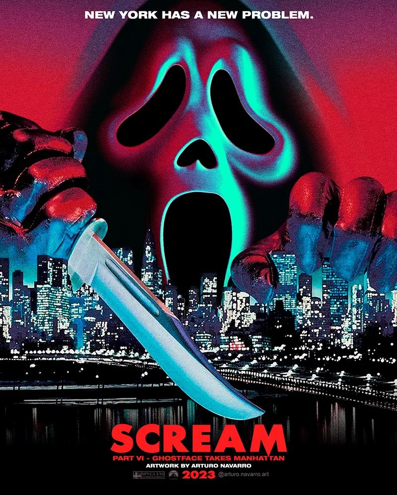 Ghostface Takes New York in Scream 6's Chilling Poster