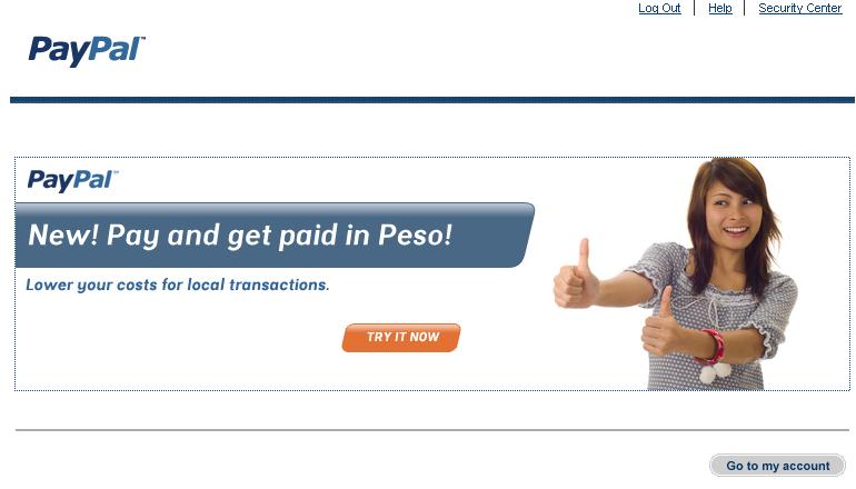 Paypal In Philippine Peso