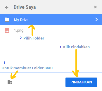 Mencadangkan File ke Google Drive