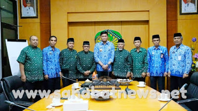 PC Nahdlatul Ulama Gowa Silaturahmi Bersama Bupati Gowa, Ini Agendanya