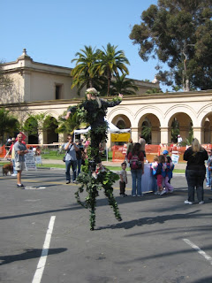 San Diego Earth Day 2008 at Balboa Park - Stilt Walker