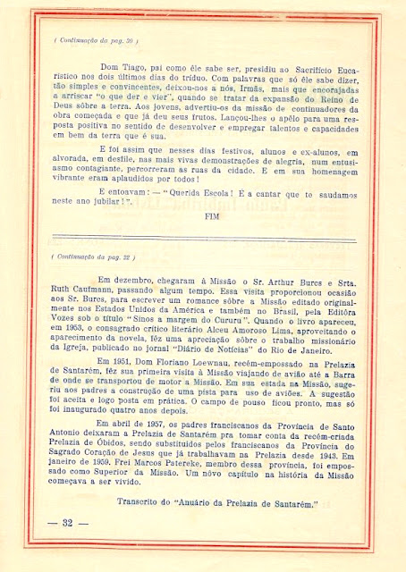 PROGRAMA DA FESTA DE NOSSA SENHORA DA CONCEIÇÃO - 1970 - PAG 32