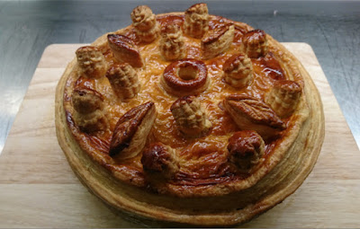 Tourte de biche confite aux morilles 