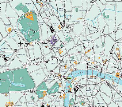 London Map Political Regional