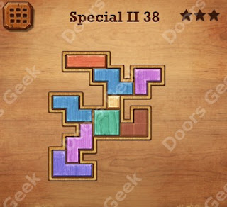 Cheats, Solutions, Walkthrough for Wood Block Puzzle Special II Level 38