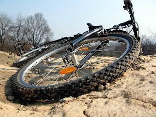 Bike on dirt trail