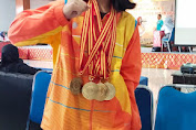 Najwa Fakhira Ramadahani Sabet 4 Medali Emas Diajang Invitasi Nasional Angkat Berat di Bali