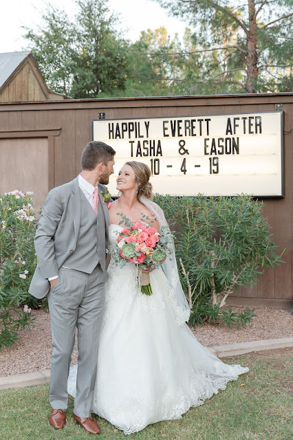 Shenandoah Mill in Gilbert AZ Wedding Photo of Bride and Groom by Micah Carling Photography
