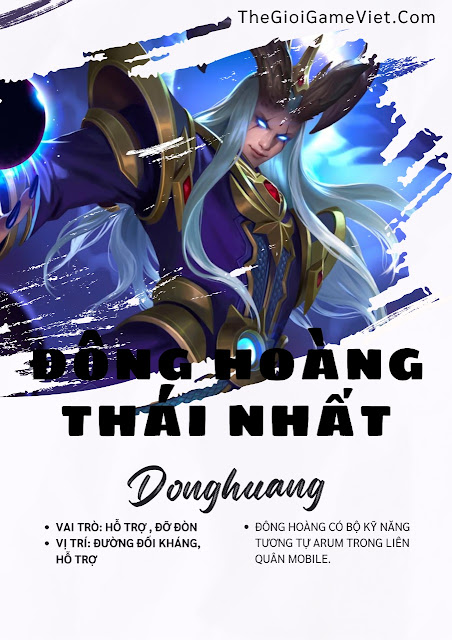 Honor Of King: Đông Hoàng Thái Nhất - Donghuang phân tích kỹ năng, gợi ý trang bị và các ý tưởng chơi 2024