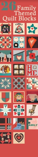 family themed quilt blocks for octobers quilt block mania