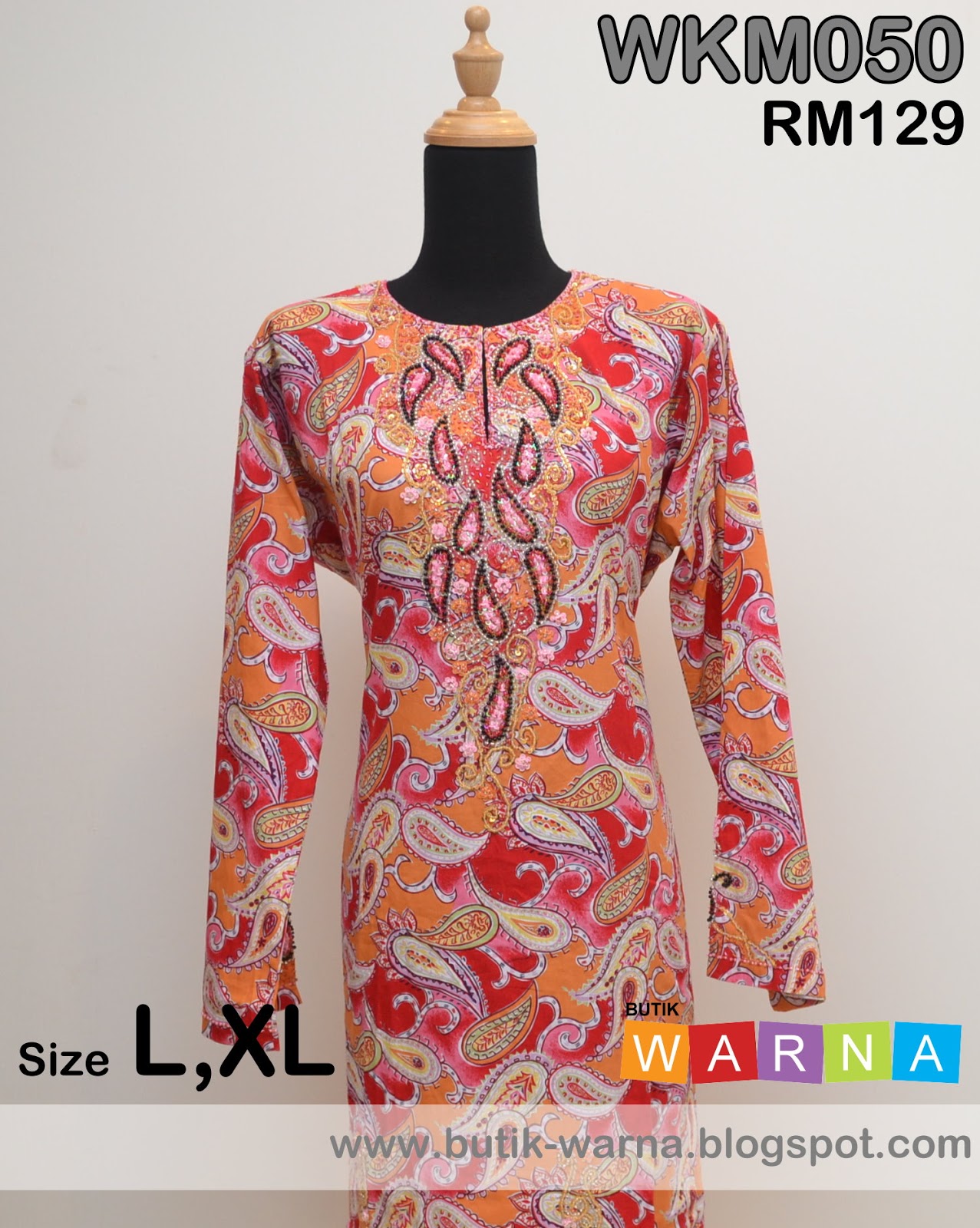 Baju Kurung Manik Batch 2 Butik  Warna