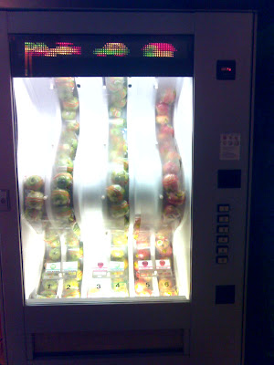 máquina vending manzanas