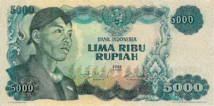 5000 Rupiah 1968 (Soedirman)