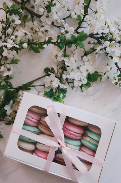 Boxed macarons Photo by Brigitte Tohm on Unsplash