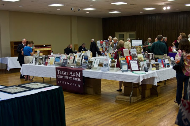 The book dealers room at the East Texas Historical Society fall meeting 2012