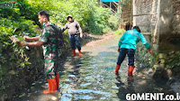 Pembersihan Sungai Cileutik, Dansub 14 Sektor 22 Utamakan Edukasi Melekat di Masyarakat