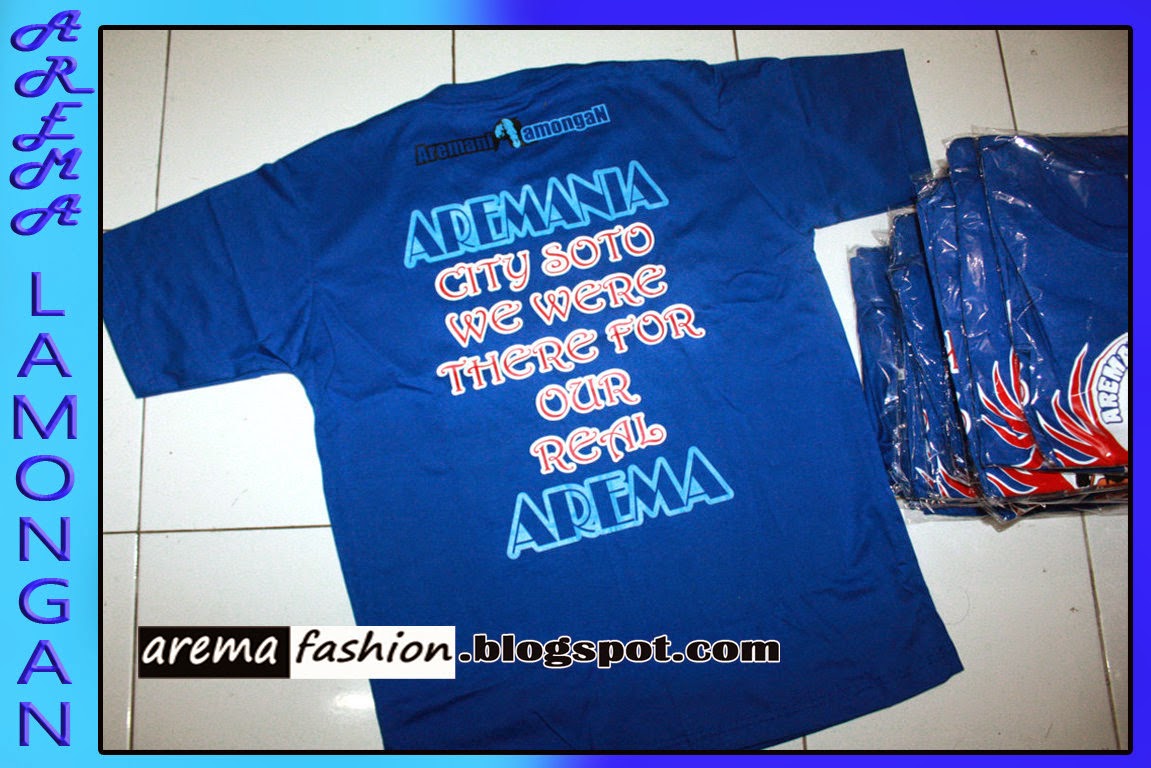 AREMA FASHION ONLINE Kaos Arema Gambar Sablon