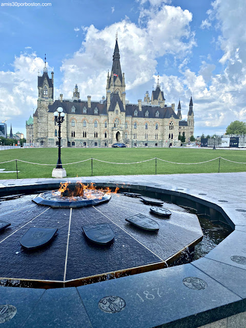 Centennial Flame en Parliament Hill, Ottawa
