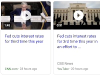 82 138 235 | Fed cuts interest rate for third time, October 30, 2019, day of Game 7 of 115th World Series