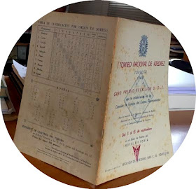 Páginas 1 y 18 del Boletín del I Torneo Nacional de Ajedrez de Tortosa 1948
