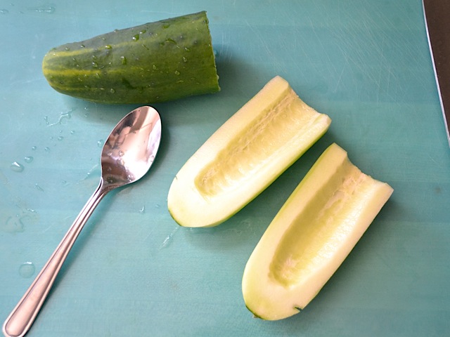 prepare cucumber