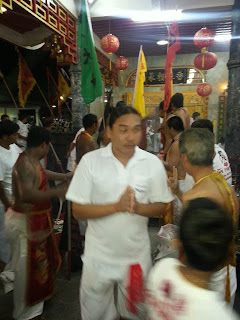 Phuket Vegetarian Festival - blessing at Kathu Shrine