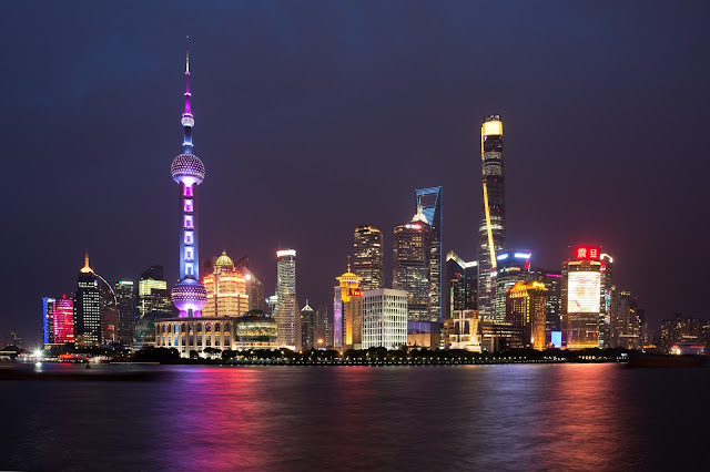 Shanghai, Šanghaj, Bund, Pudong, china, čína