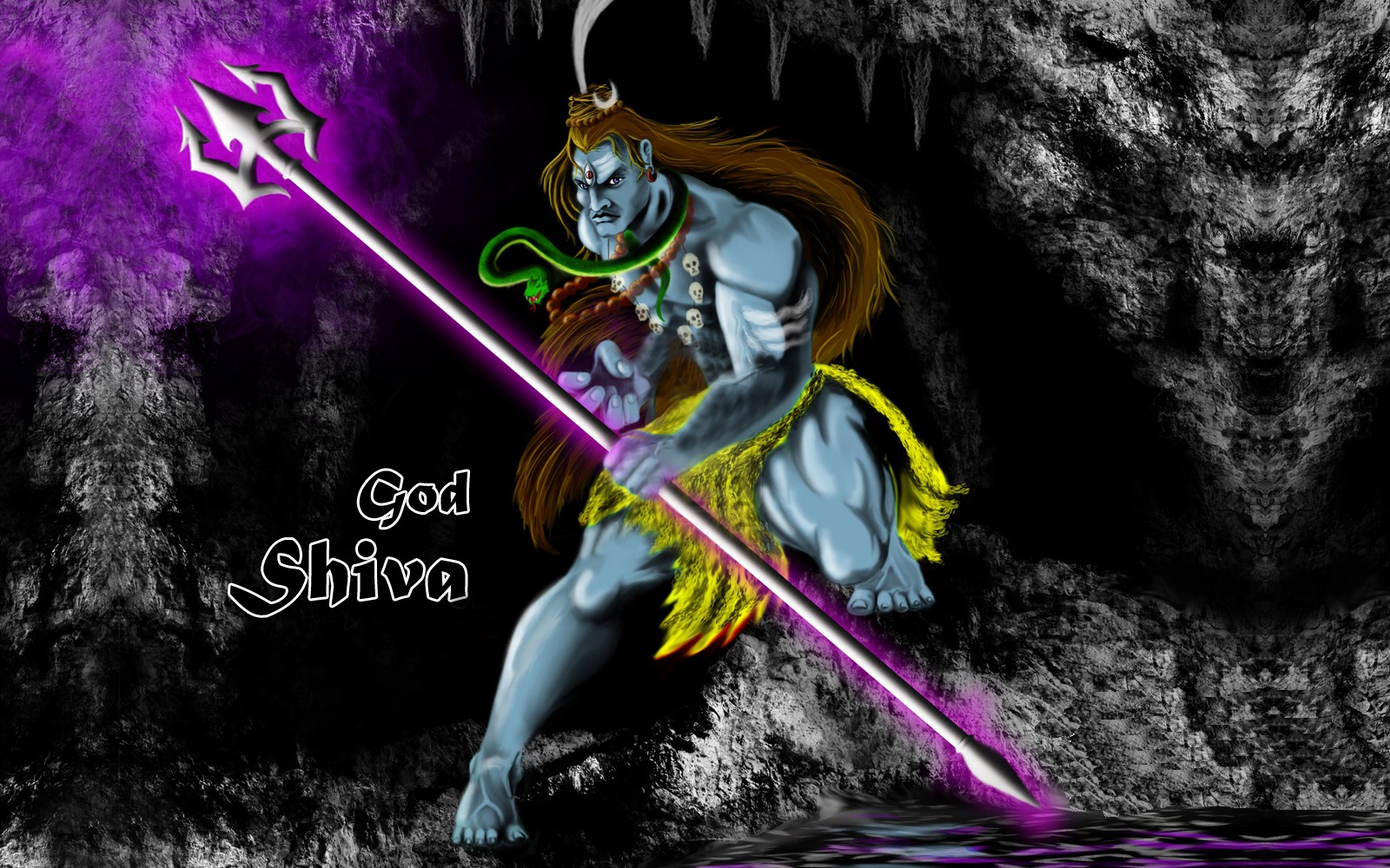 Angry Lord Shiva Smoking Chilam HD Wallpapers And Images 3D