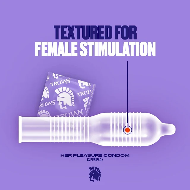 TROJAN Pleasure Pack Condoms - Variety Pack for Ultimate Sensation, 36-Pack